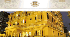 Desktop Screenshot of hoteldreampalaceudaipur.com